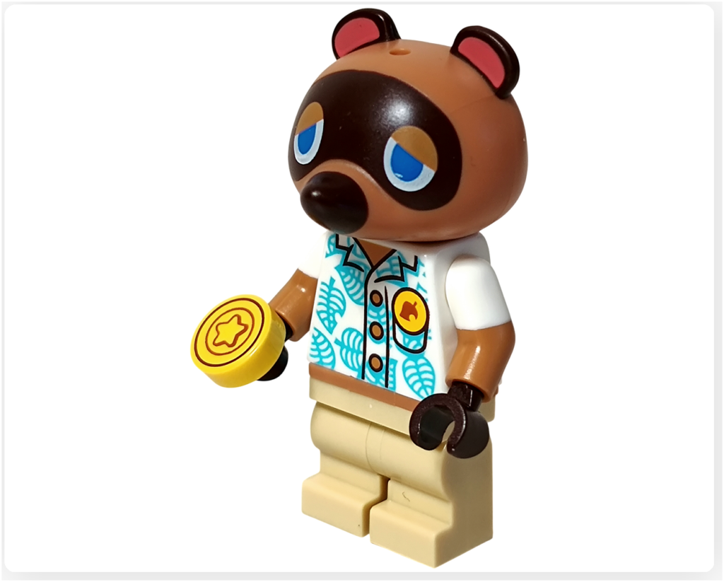 レゴ 30731 たぬきちと空飛ぶプレゼント たぬきち ミニフィグ 正面 ベル持ち