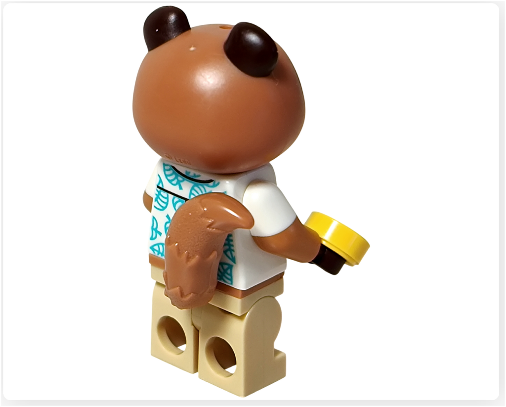 レゴ 30731 たぬきちと空飛ぶプレゼント たぬきち ミニフィグ 背面 しっぽディテール