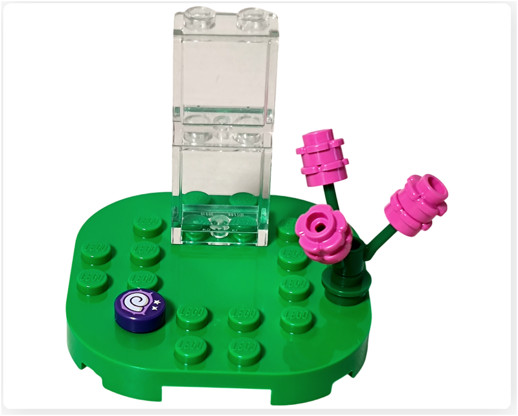 レゴ 30731 たぬきちと空飛ぶプレゼント 透明パーツ 風船プレゼント支柱 組み立て