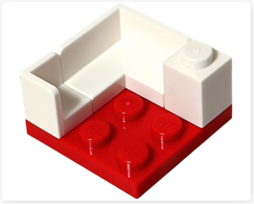 レゴ 30731 たぬきちと空飛ぶプレゼント プレゼントボックス 土台パーツ 組み立て途中