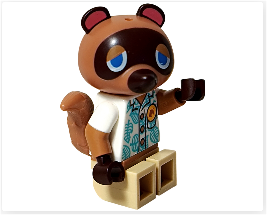 レゴ 30731 たぬきちと空飛ぶプレゼント たぬきち ミニフィグ 座りポーズ