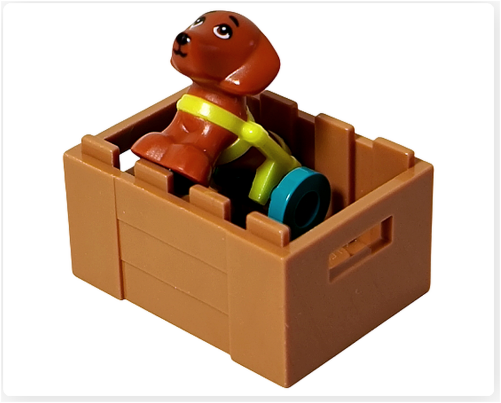 レゴ 41727 ワンちゃんレスキューセンター ピクルス 移動用ボックス ケージ構造