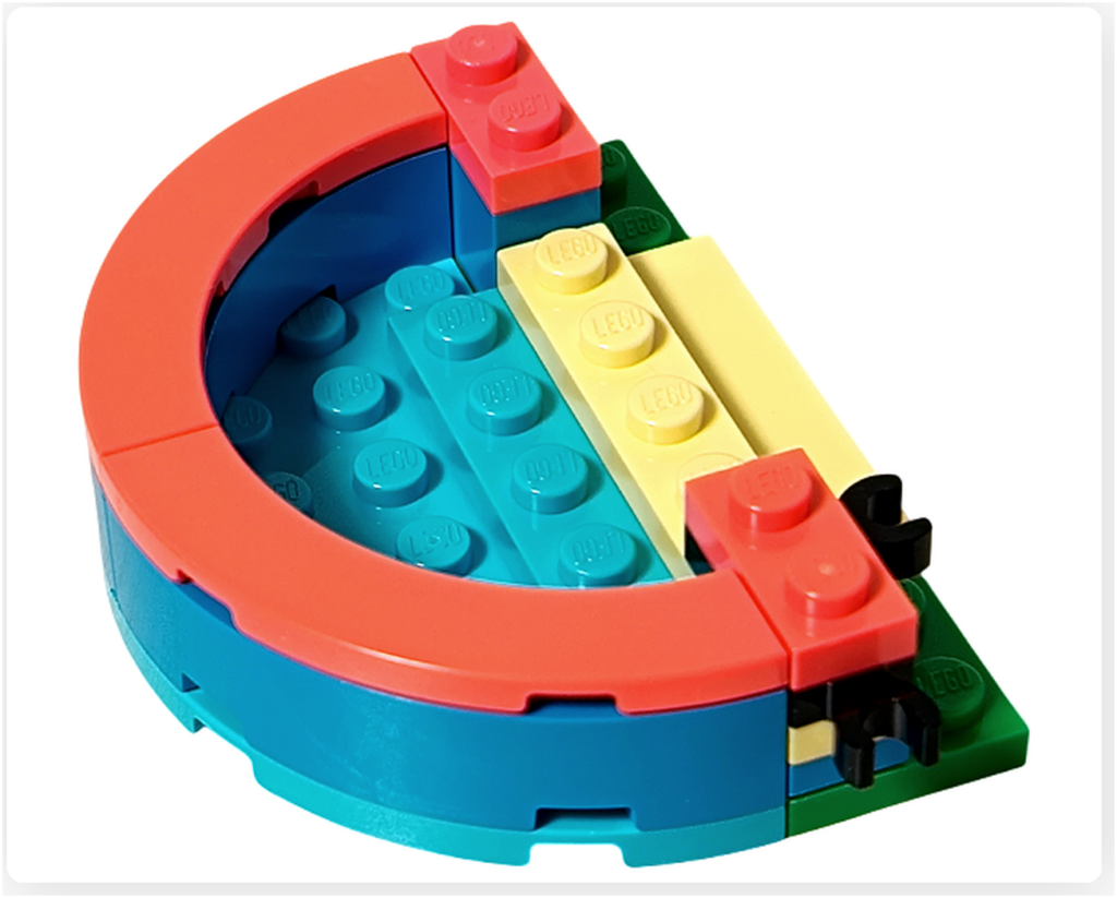 レゴ 41727 ワンちゃんレスキューセンター 洗い場 外枠 組立