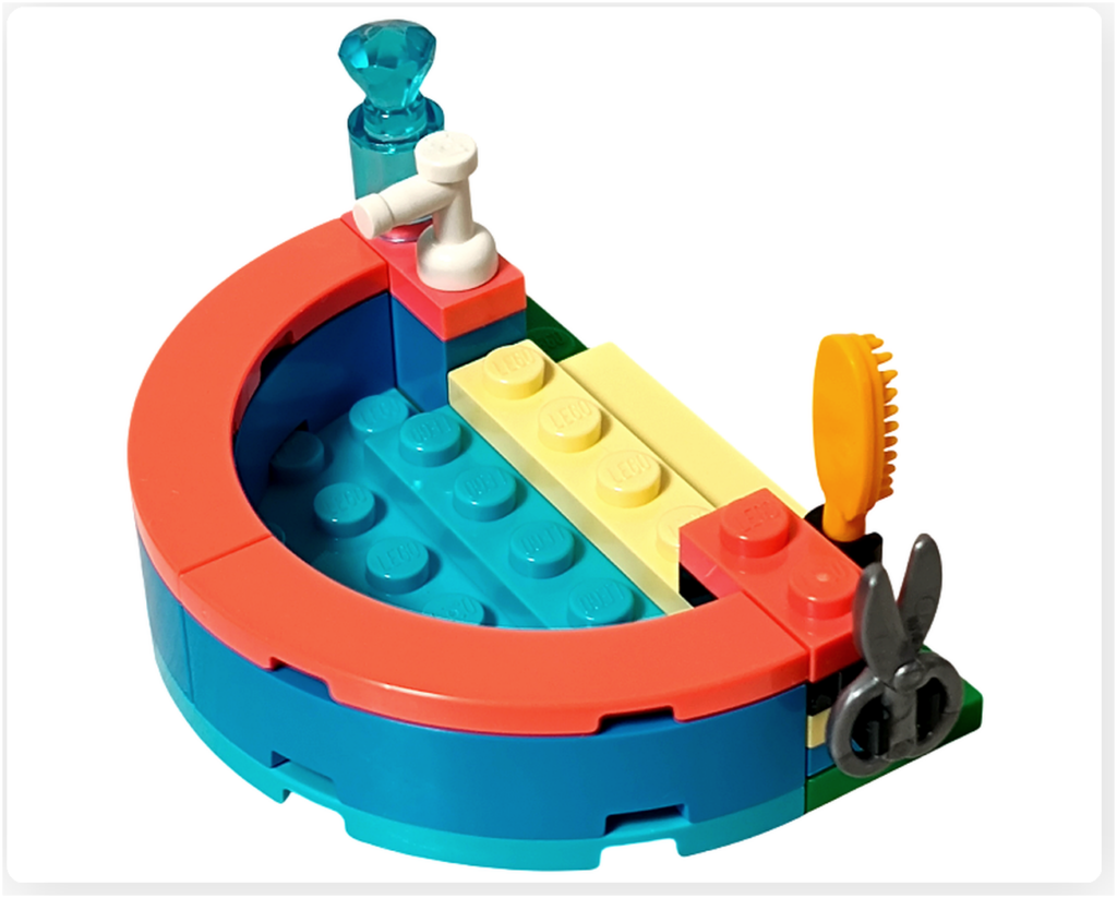 レゴ 41727 ワンちゃんレスキューセンター 洗い場 完成