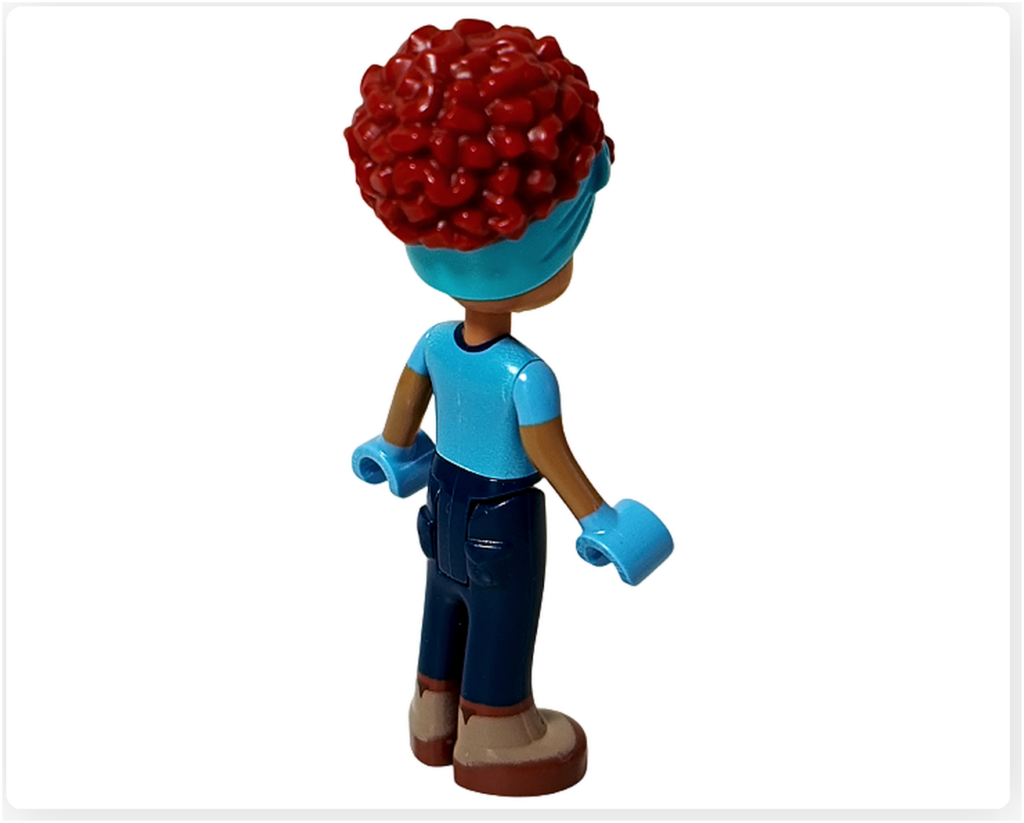 レゴ 41727 ワンちゃんレスキューセンター ミニドール ガブリエラ 背面 髪型と後ろ姿のデザイン