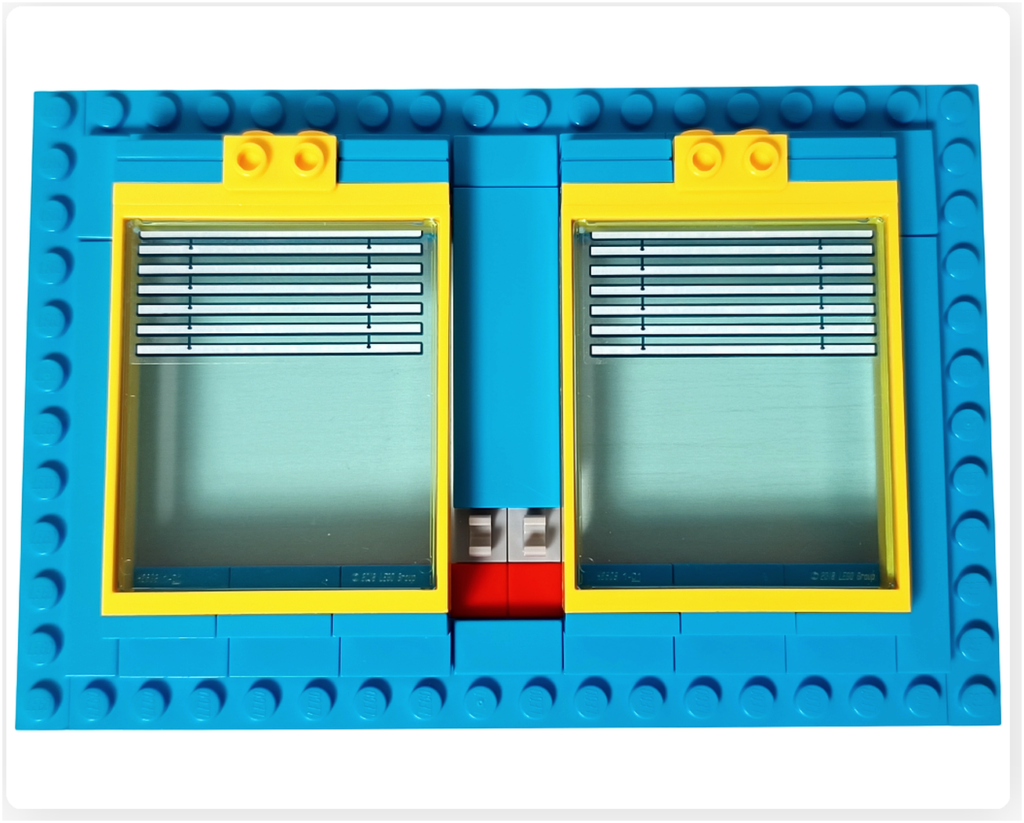 レゴ 41727 ワンちゃんレスキューセンター 天窓 外側 透明パネル 屋根パーツ