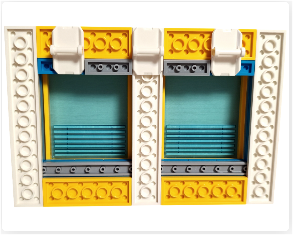 レゴ 41727 ワンちゃんレスキューセンター 天窓 内側 ヒンジ構造 屋根裏パーツ