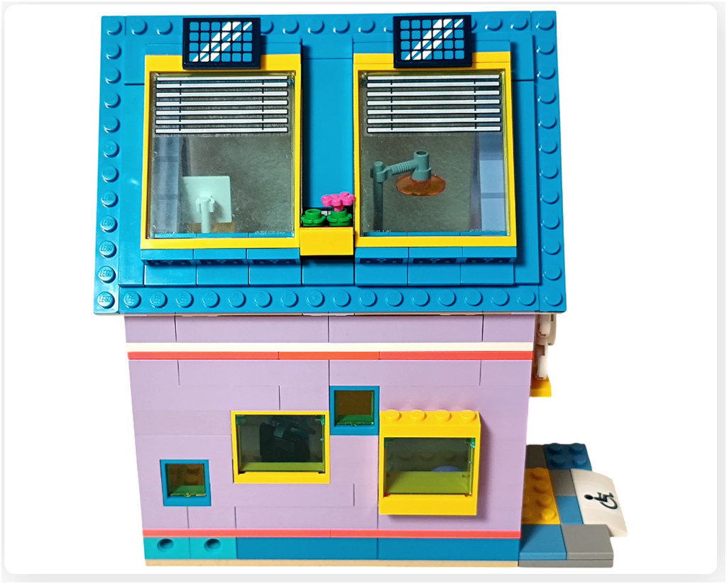 レゴ フレンズ 41727 ワンちゃんレスキューセンター 完成 外観 背面