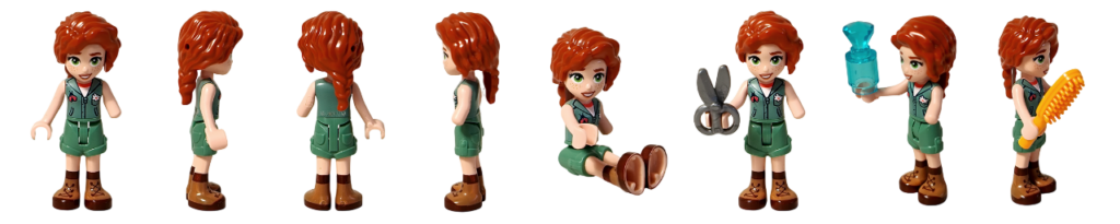 レゴ フレンズ 41727 ワンちゃんレスキューセンター ミニドール オータム 全方向ビューとポーズ 小物付きまとめ