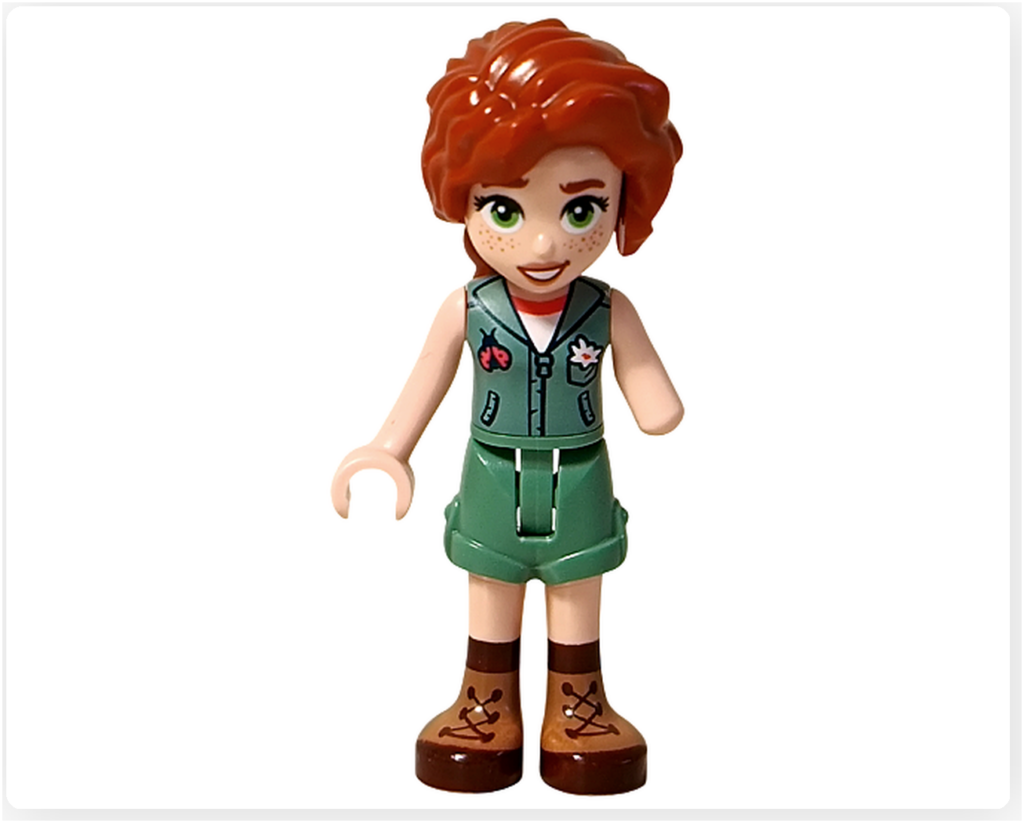 レゴ フレンズ 41727 ワンちゃんレスキューセンター ミニドール オータム 正面 全身の衣装と表情