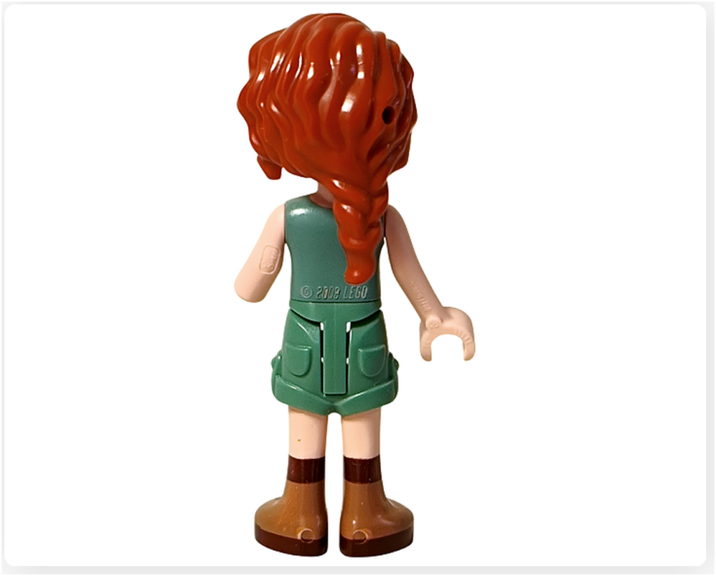 レゴ 41727 ワンちゃんレスキューセンター ミニドール オータム 背面 後ろ姿と衣装