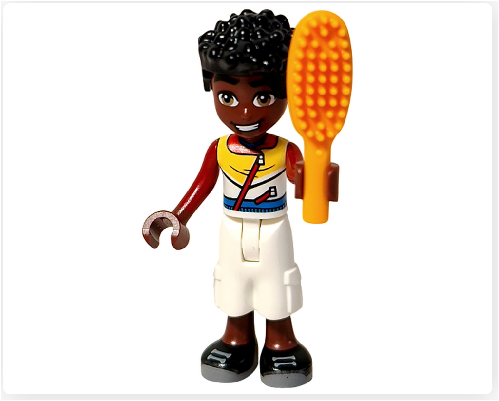 レゴ 41727 ワンちゃんレスキューセンター ミニドール ザック ブラシを持つケアシーン