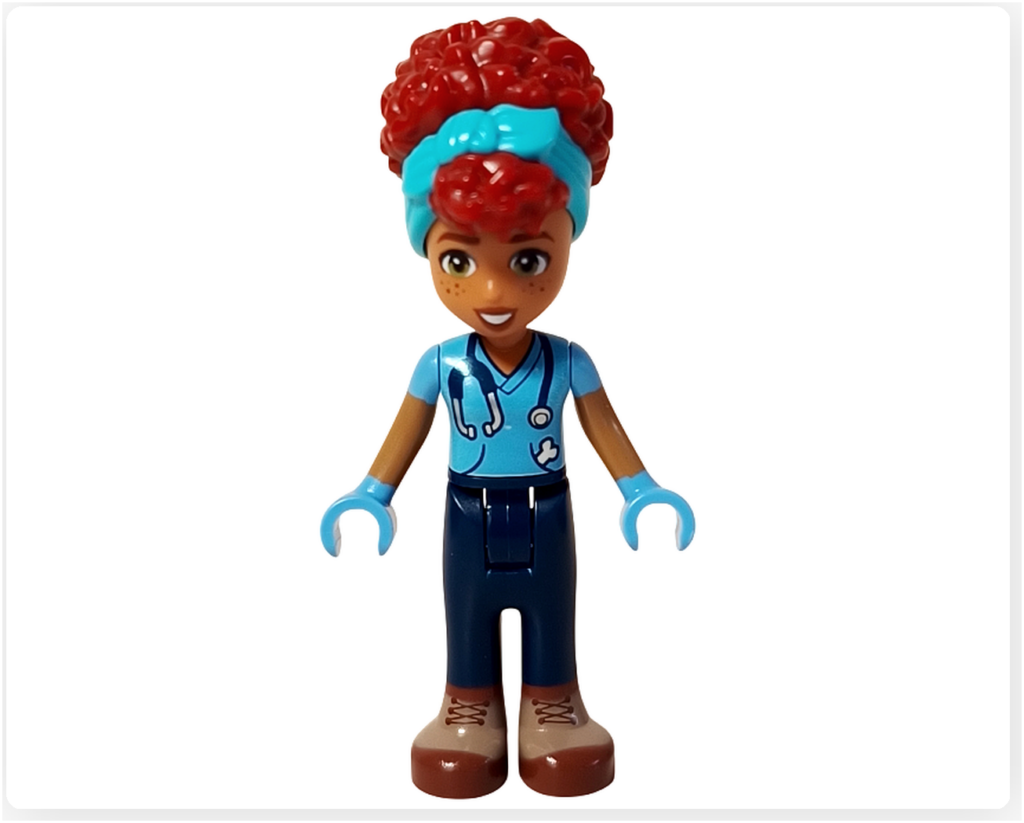 レゴ フレンズ 41727 ワンちゃんレスキューセンター ミニドール ガブリエラ 正面 スクラブ姿の獣医キャラクター