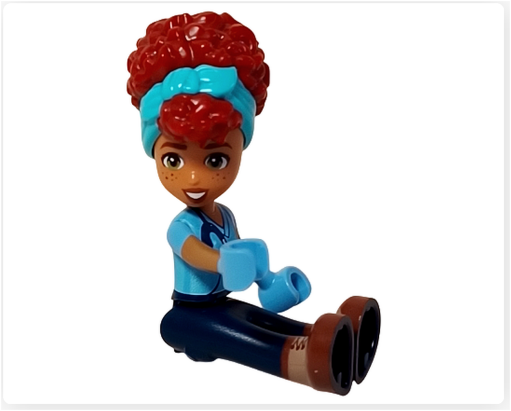 レゴ 41727 ワンちゃんレスキューセンター ミニドール ガブリエラ 座りポーズ 休息シーン