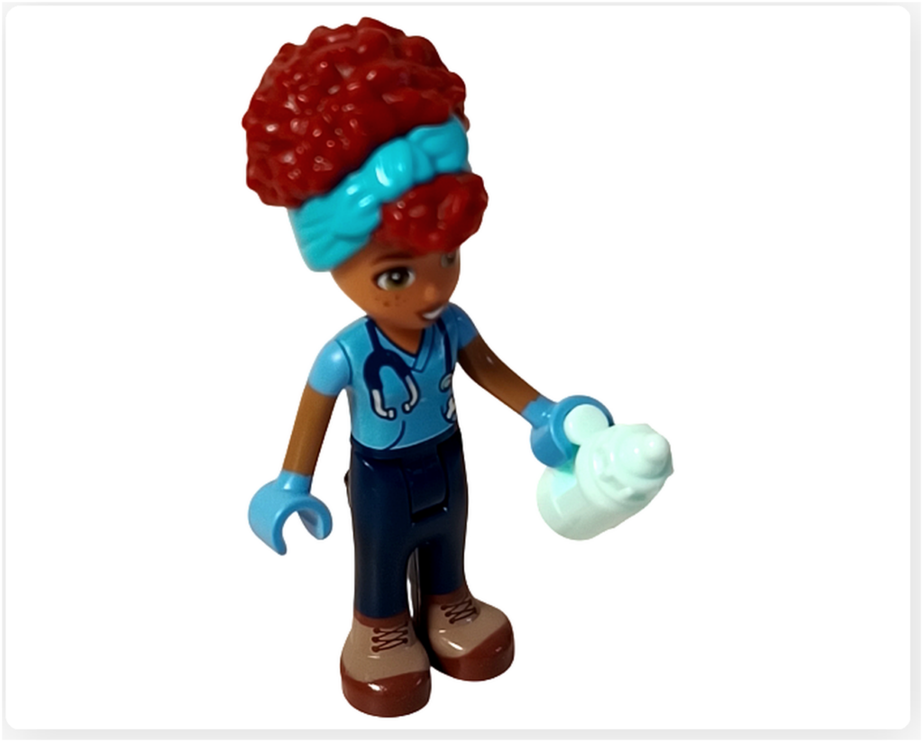 レゴ 41727 ワンちゃんレスキューセンター ミニドール ガブリエラ 哺乳瓶で世話をするケアシーン