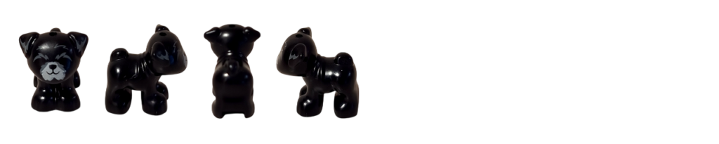 レゴ フレンズ 41727 ワンちゃんレスキューセンター 犬 フィギュア ダッシュ 全方向ビュー 黒い子犬