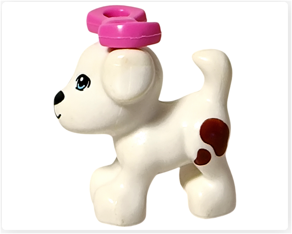 レゴ 3934 パピーハウス チャーリーの子犬 左側面から見たミニペットフィギュア