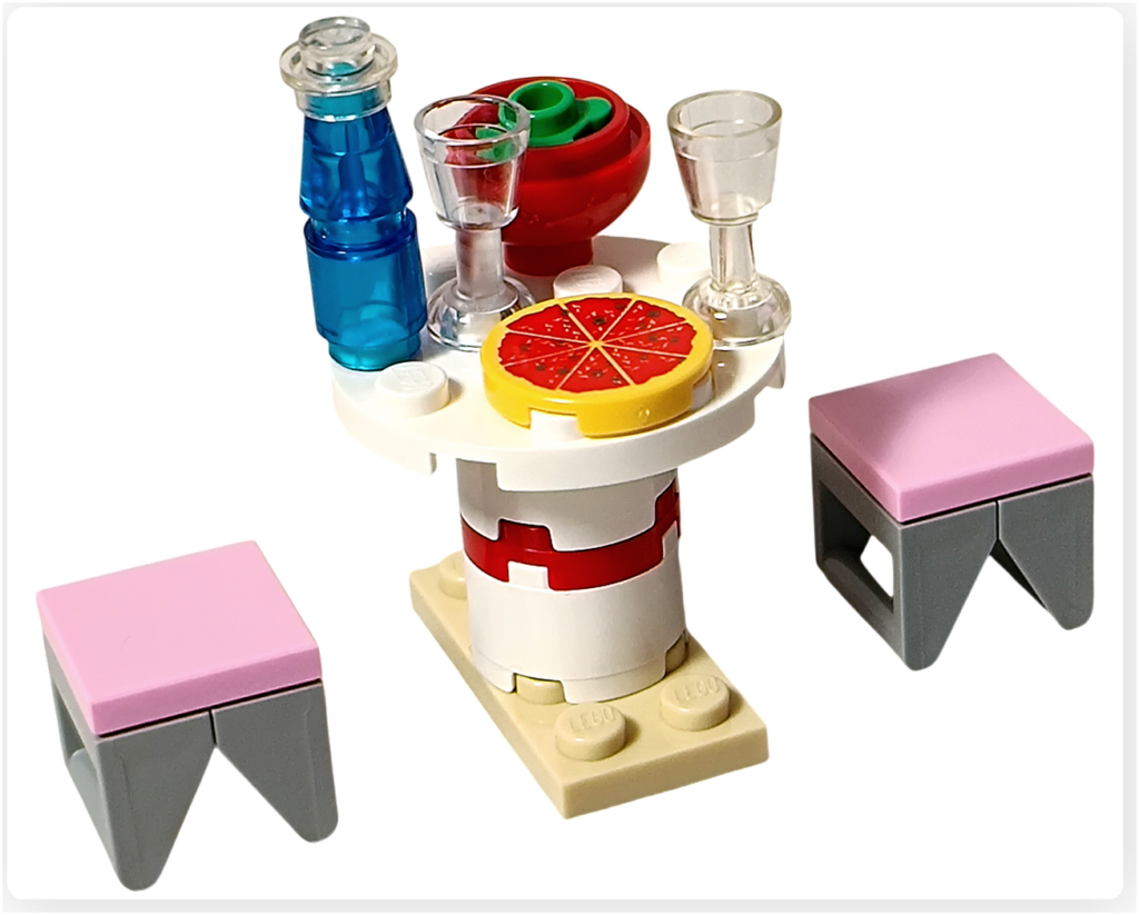 レゴ 41092 ピザショップ テーブル イスつき