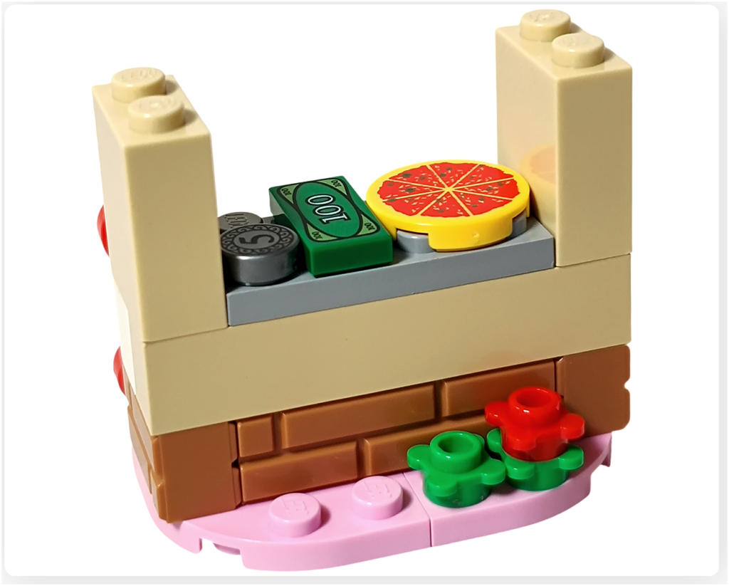 レゴ 41092 ピザショップ ピザショップ カウンター ピザとコイン