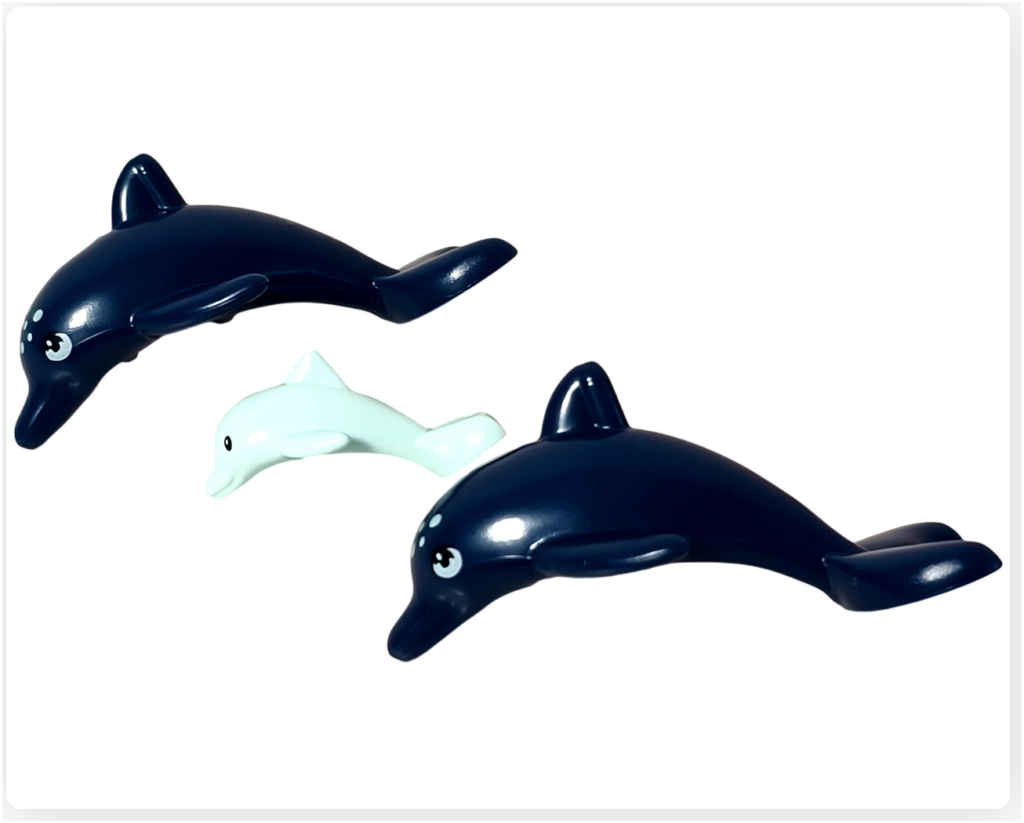 レゴ 41734 海上レスキューボート イルカ 親子 海の生き物パーツ 動物フィギュア