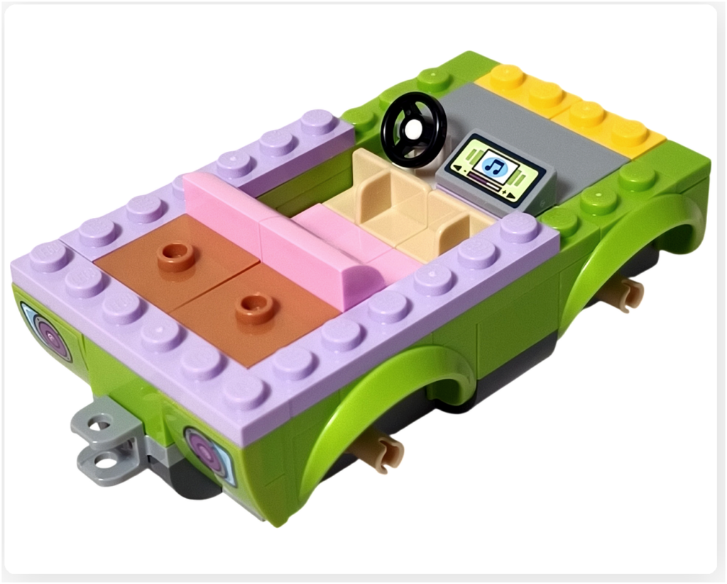 レゴ 42695 馬の親子とトレーラー 車 リアデッキ組立 後部ベース