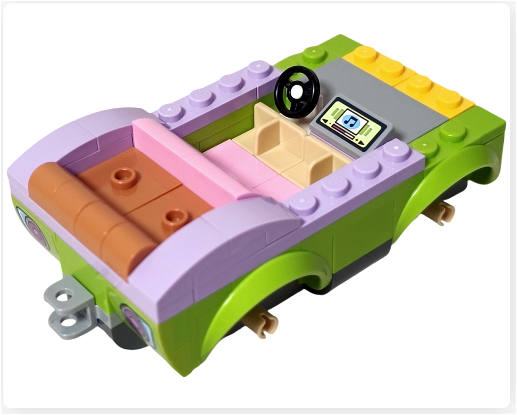 レゴ 42695 馬の親子とトレーラー 車 リア完成 後部デザイン 曲面パーツ