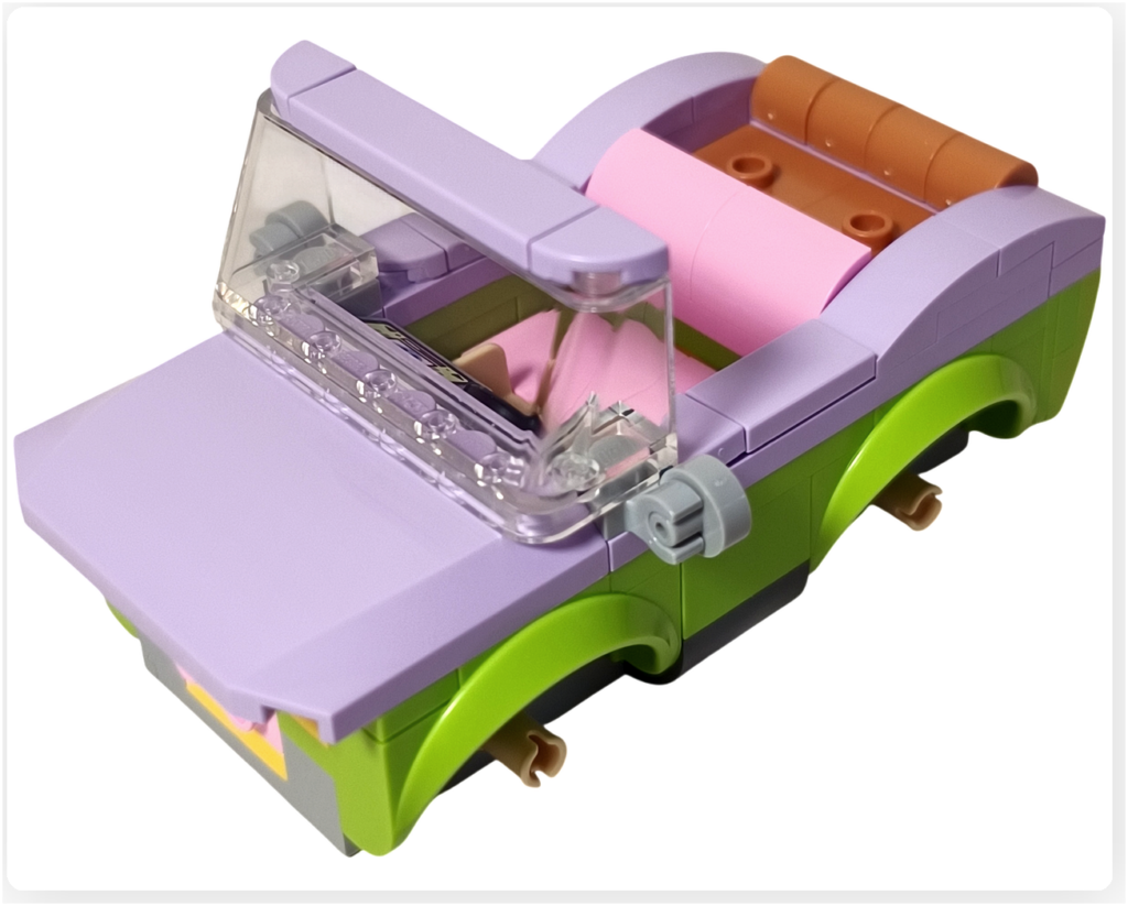 レゴ 42695 馬の親子とトレーラー 車 フロント組立 ウィンドウ ボンネット