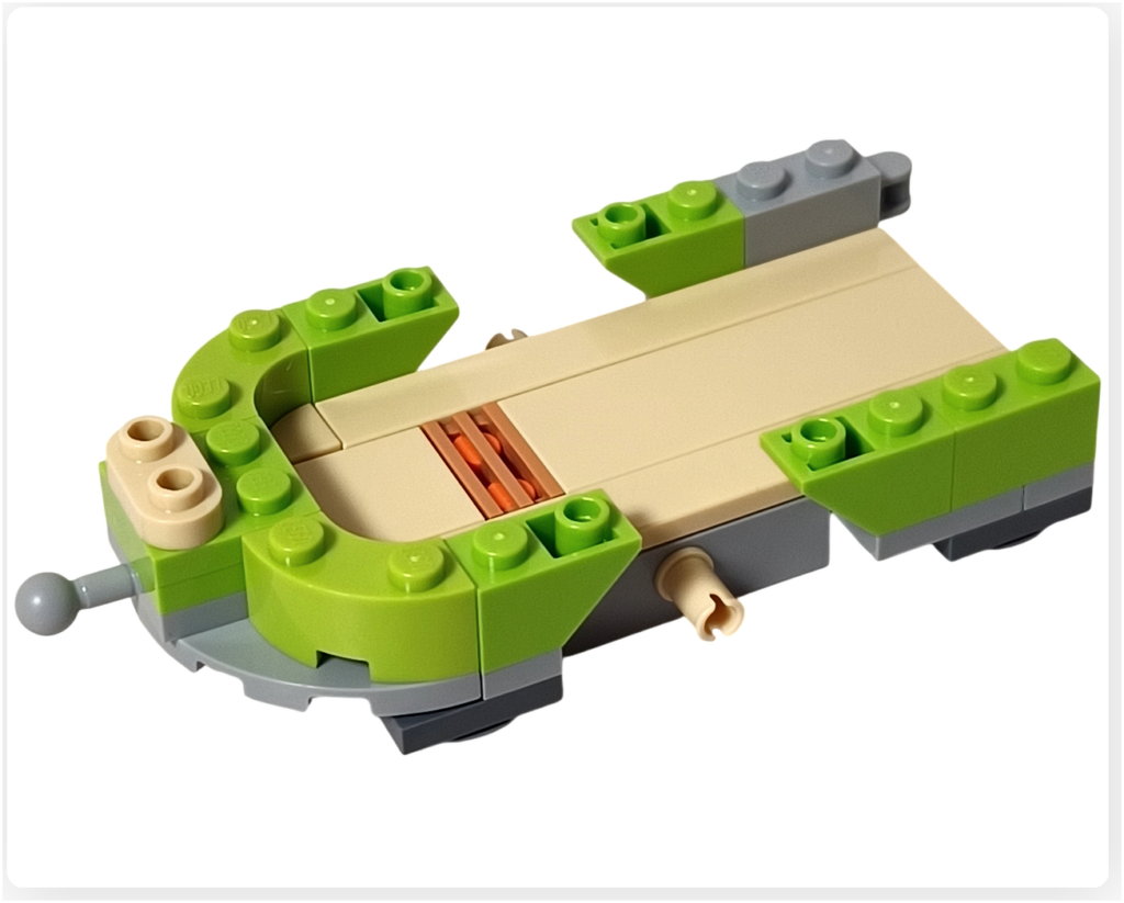 レゴ 42695 馬の親子とトレーラー トレーラー フロント カーブパーツ 先端構造