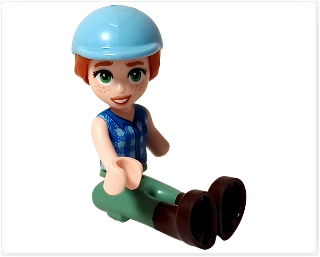 レゴ 42695 馬の親子とトレーラー オータム ミニドール 座りポーズ