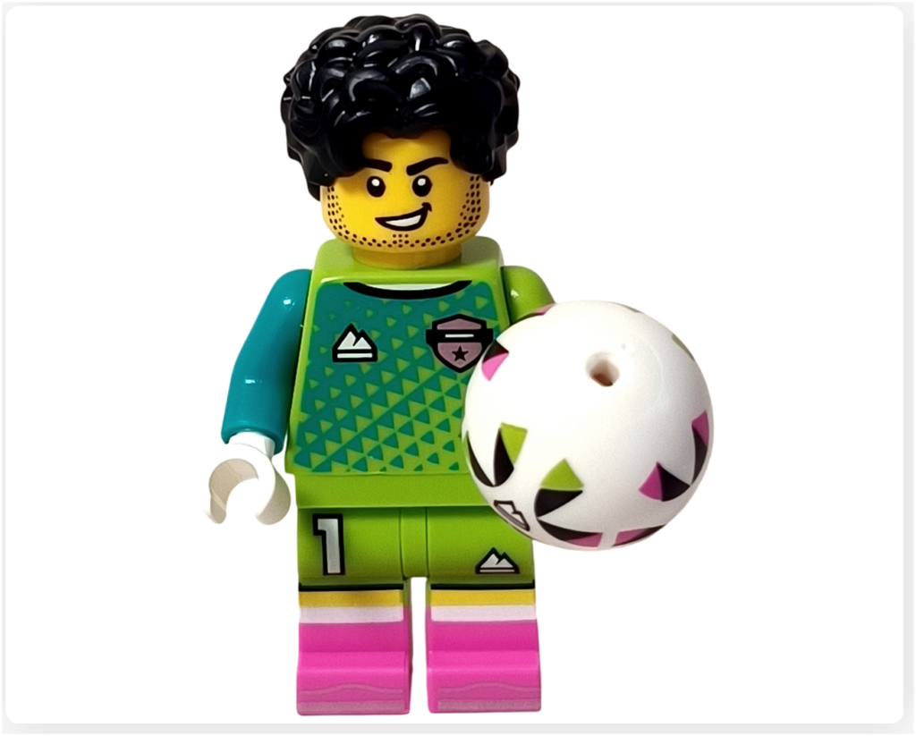 レゴ 71052ミニフィギュアシリーズ29 サッカーのゴールキーパー ボールキャッチ