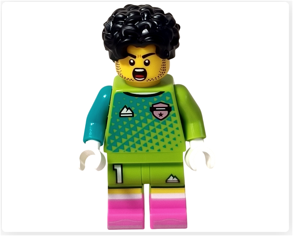 レゴ 71052ミニフィギュアシリーズ29 サッカーのゴールキーパー 別表情