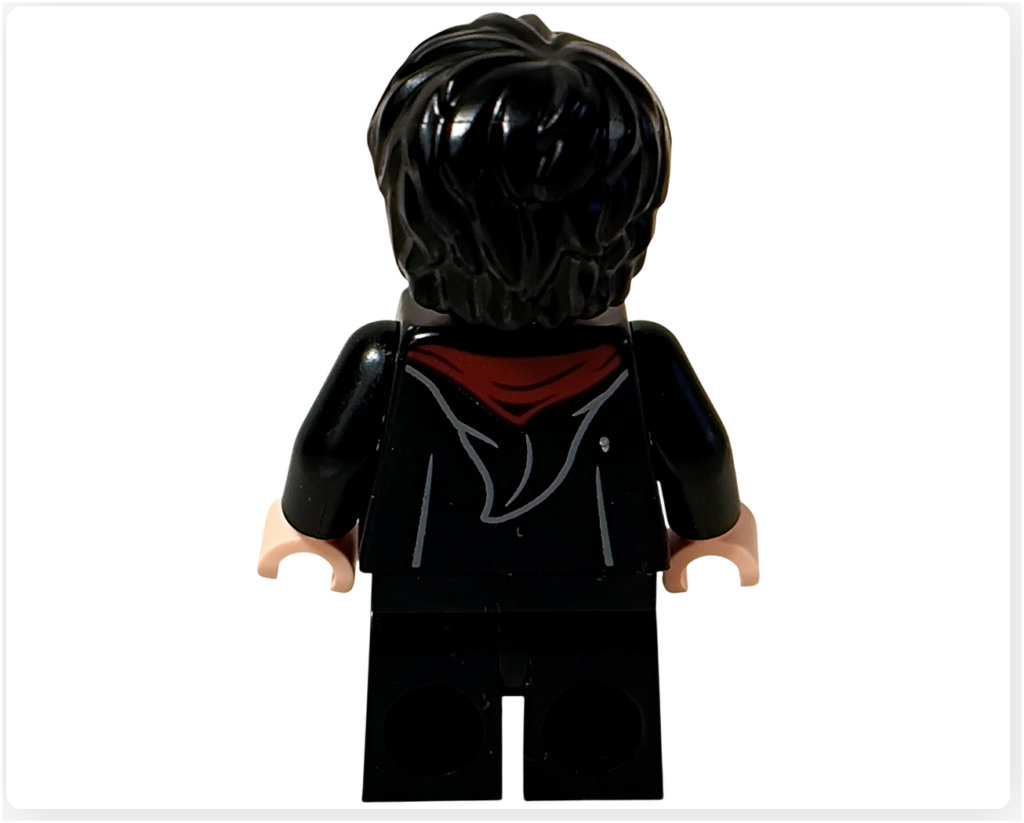 レゴ 76463 ホグワーツ城：医務室 ハリー・ポッター ミニフィグ 背面 ローブのフードプリント