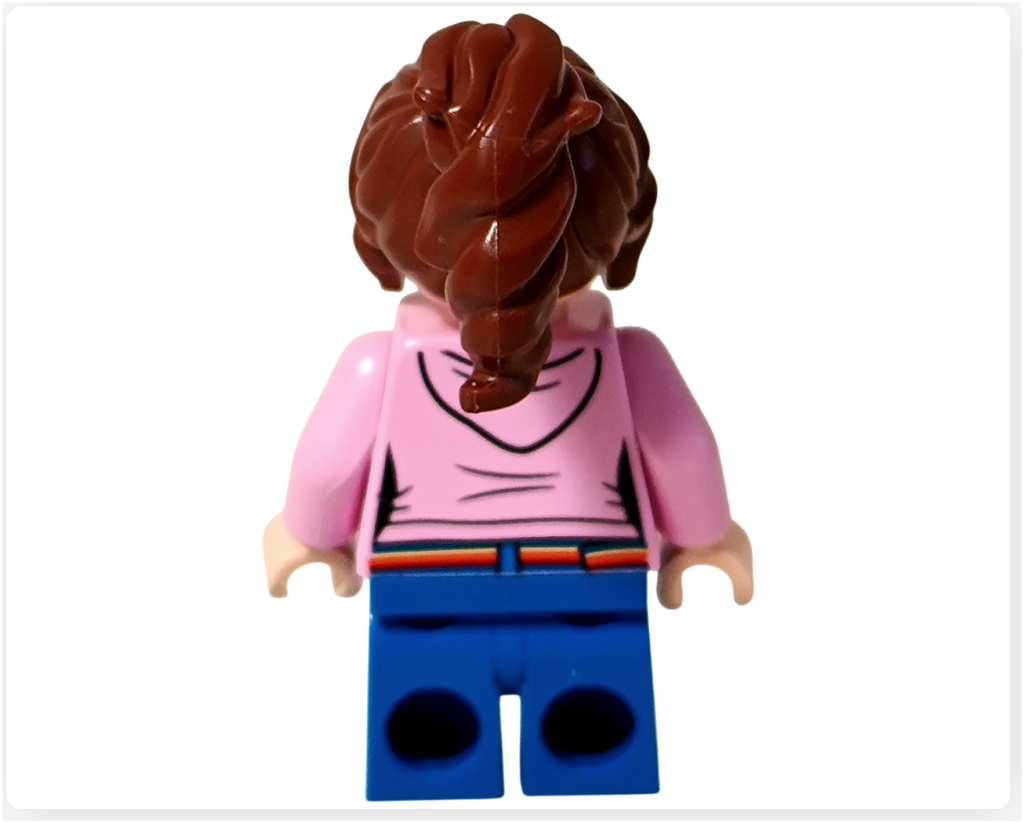 レゴ 76463 ホグワーツ城：医務室 ハーマイオニー・グレンジャー ミニフィグ 背面 ピンクの服と後ろ髪