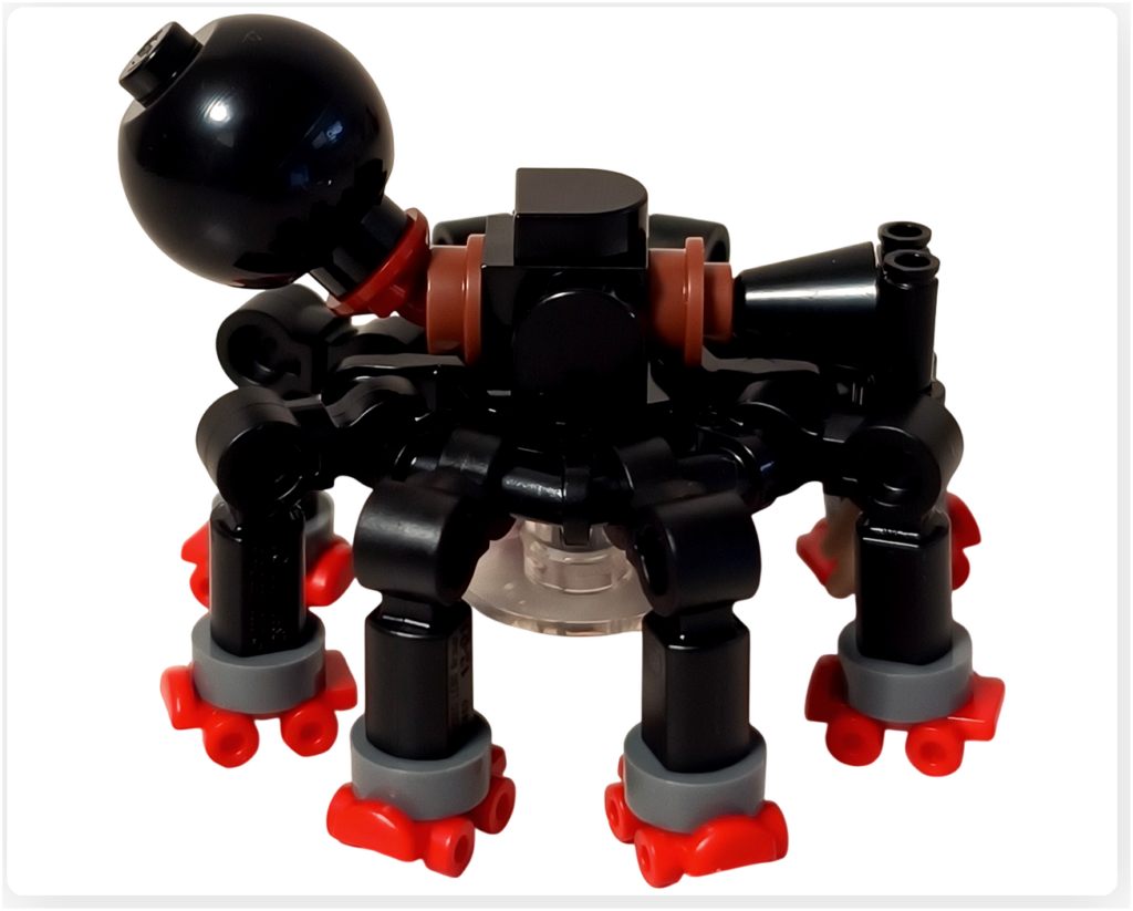 レゴ 76463 ホグワーツ城：医務室 黒い蜘蛛モデル ローラースケート風パーツ 右側面