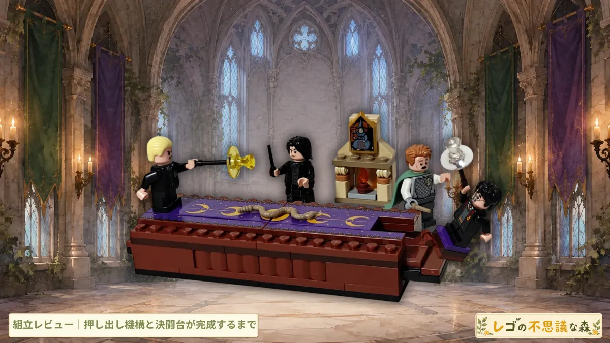 レゴ 76441 ホグワーツ城：決闘クラブ 組立レビューのアイキャッチ
