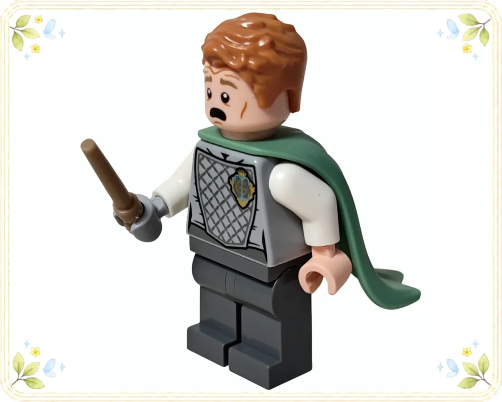 レゴ 76441 ギルデロイ・ロックハートが魔法の杖を持つ姿